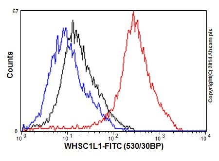 Flow Cytometry - Anti-NSD3 antibody [EPR13813] - N-terminal (ab180500)