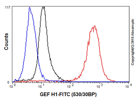 Flow Cytometry - Anti-GEF H1 antibody [EPR17963] - C-terminal (ab201687)