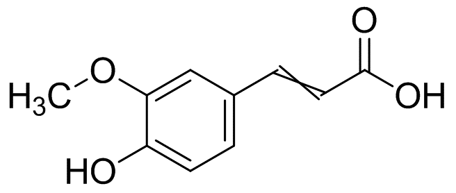 4羟基3甲氧基肉桂酸顺反异构混合物98rg100g