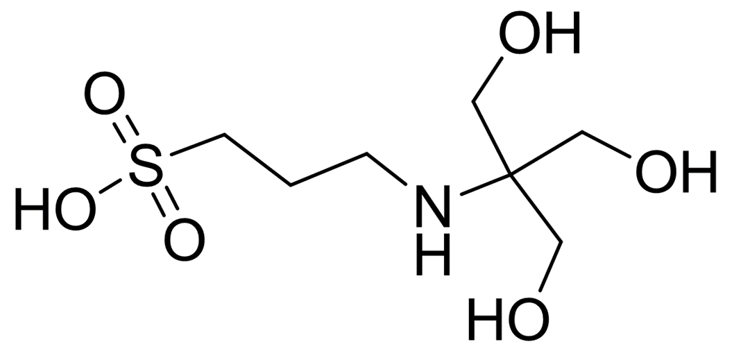 n-三(羥甲基)甲基-3-氨基丙烷磺酸[生物研究用goods緩衝液中的成分]