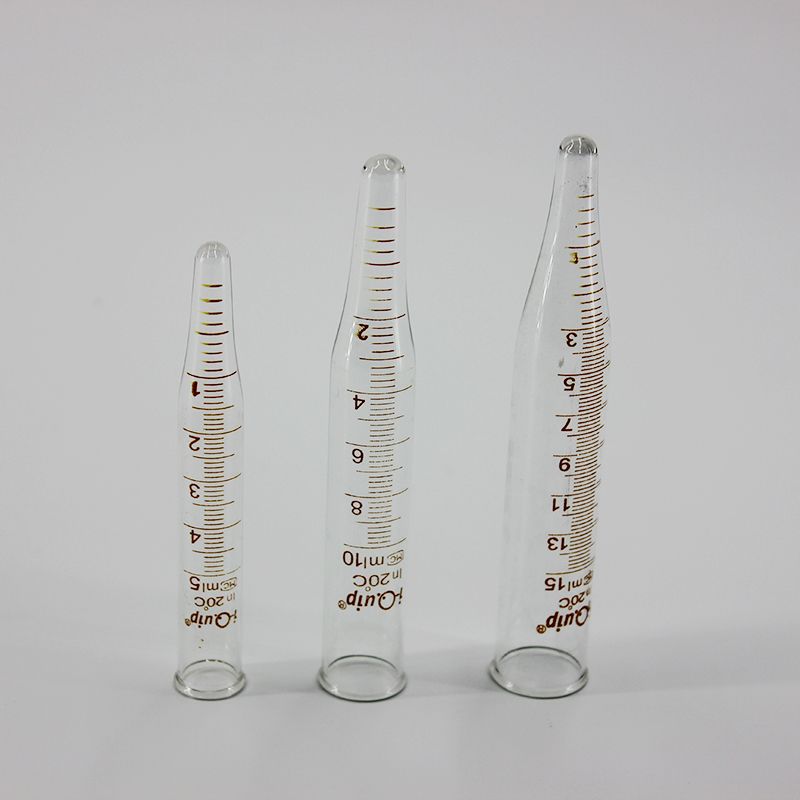 15ml低硼硅玻璃尖底刻度离心管带刻度100个箱