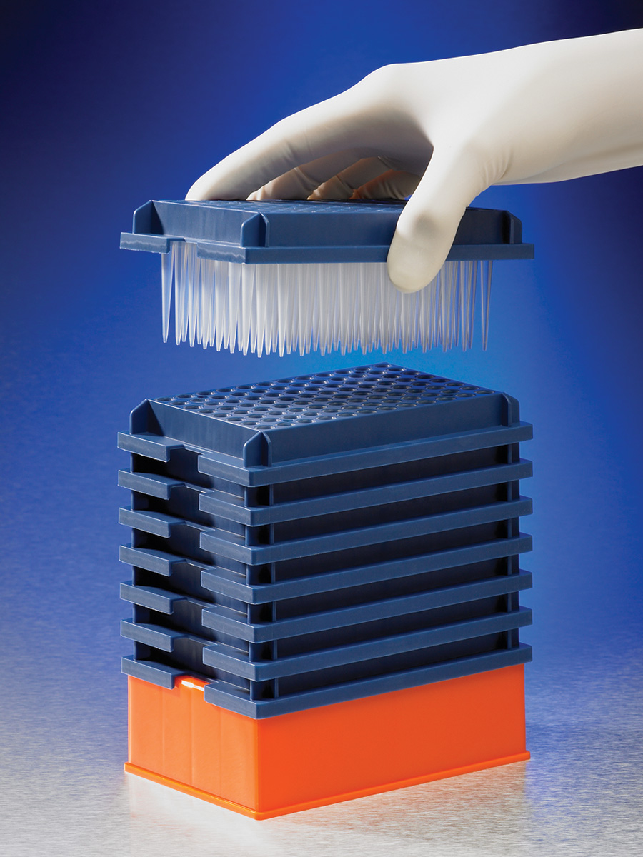 axygen爱思进 ev-200-ntr 200ul ev 机械臂吸头 40盒/箱 2377.