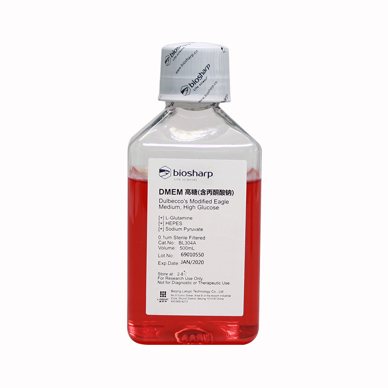 dmem高糖培养基含l谷氨酰胺hepes含丙酮酸钠500ml