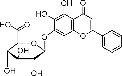 汉黄芩素结构式图片