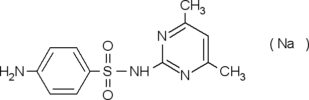 磺胺二甲嘧啶结构式图片