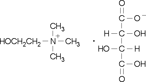 重酒石酸胆碱 choline bitartrate 98%,含二氧化硅稳定剂 500g